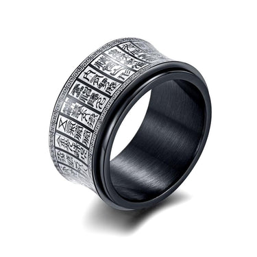 Protection Scriptures Amulet Rotating Spinner Ring-Your Soul Place